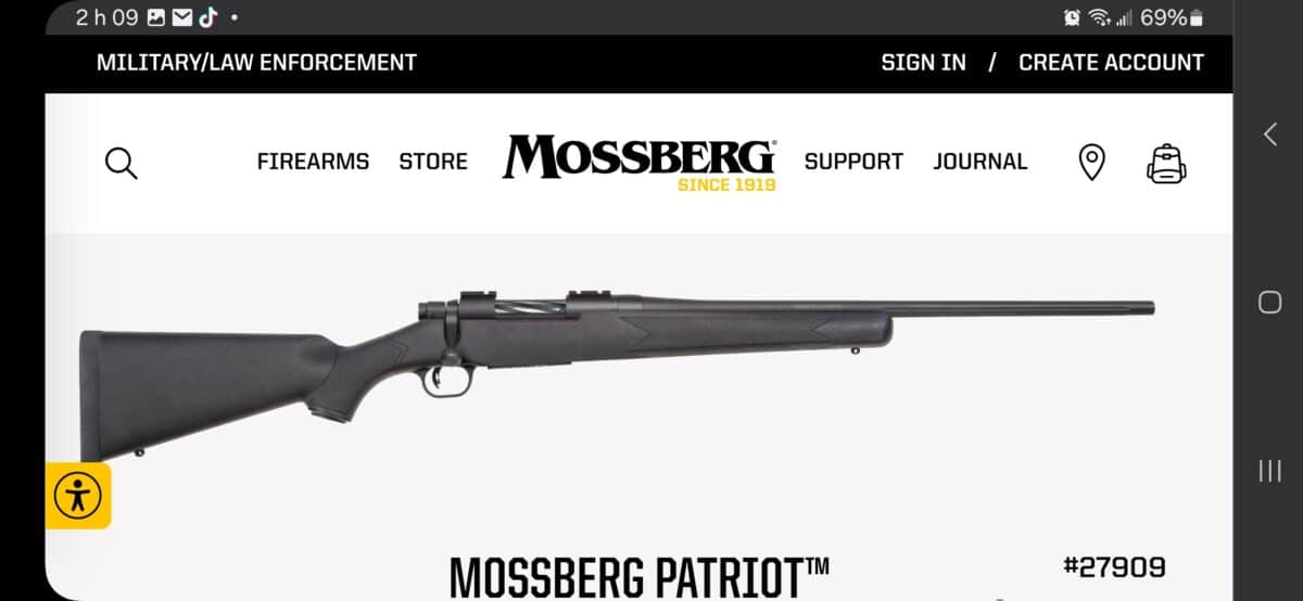 Mosseberg patriot 6.5 creedmor