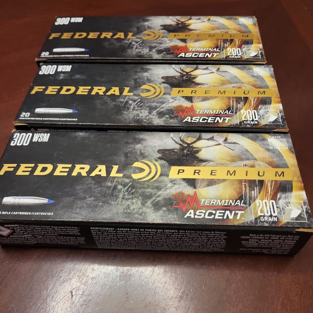 Munition 300WSM Federal Premium Terminal Ascent 200gr