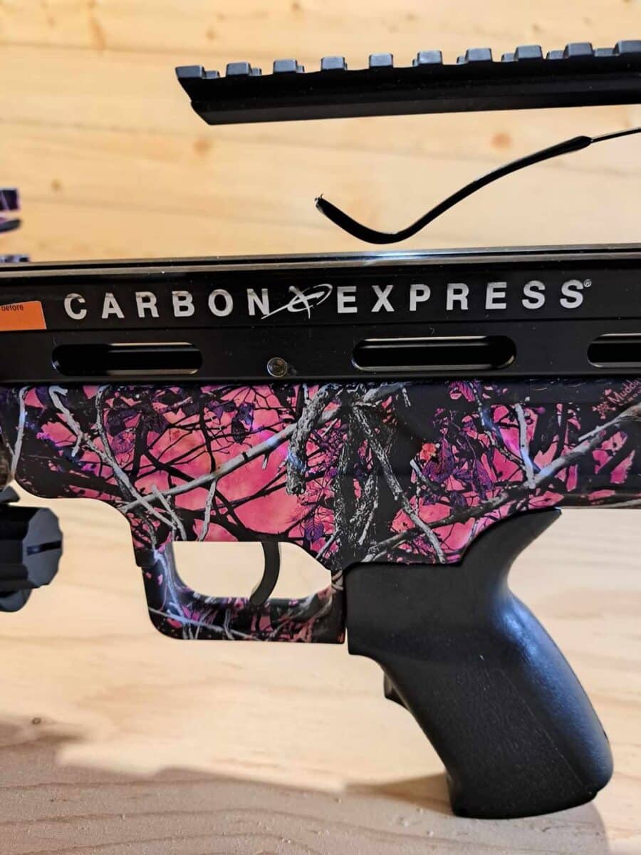 Piece d’arbalete carbon express rose camo