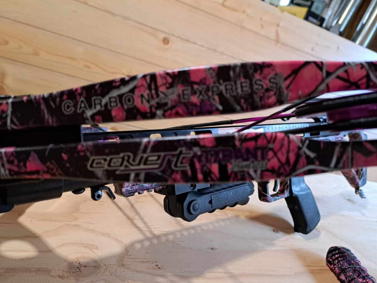 Piece d’arbalete carbon express rose camo