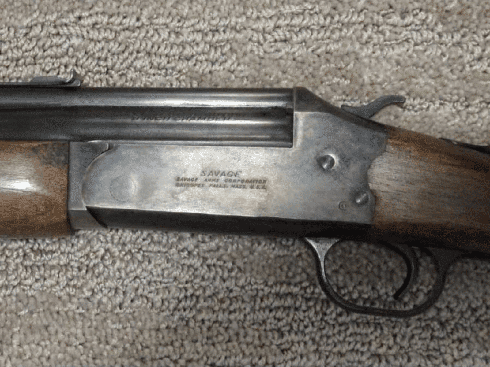 Savage model 24 series S riffle/shotgun double canon .22lr/.410