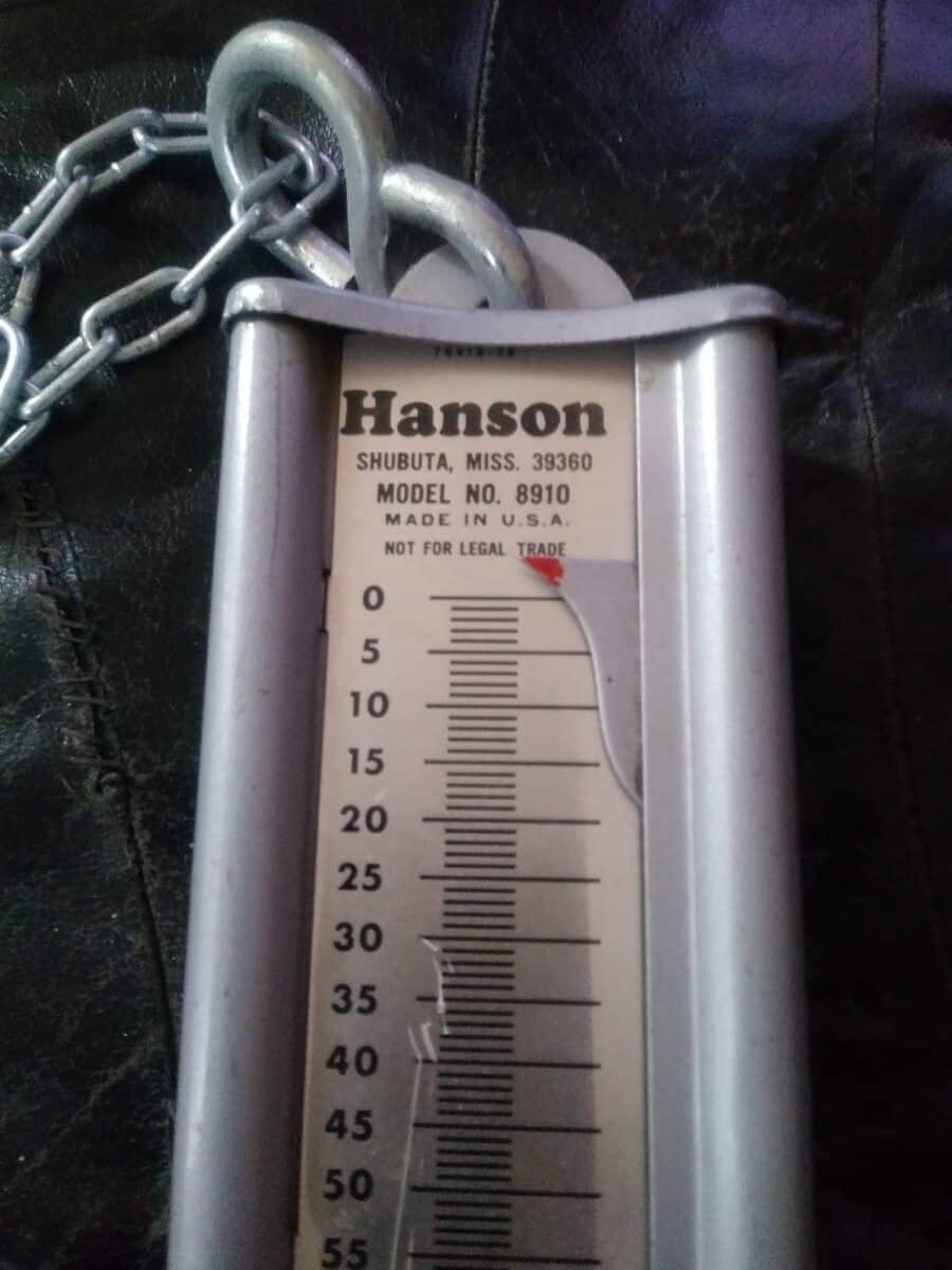 balance hanson pour vérifier pression arc capacité 100lbs