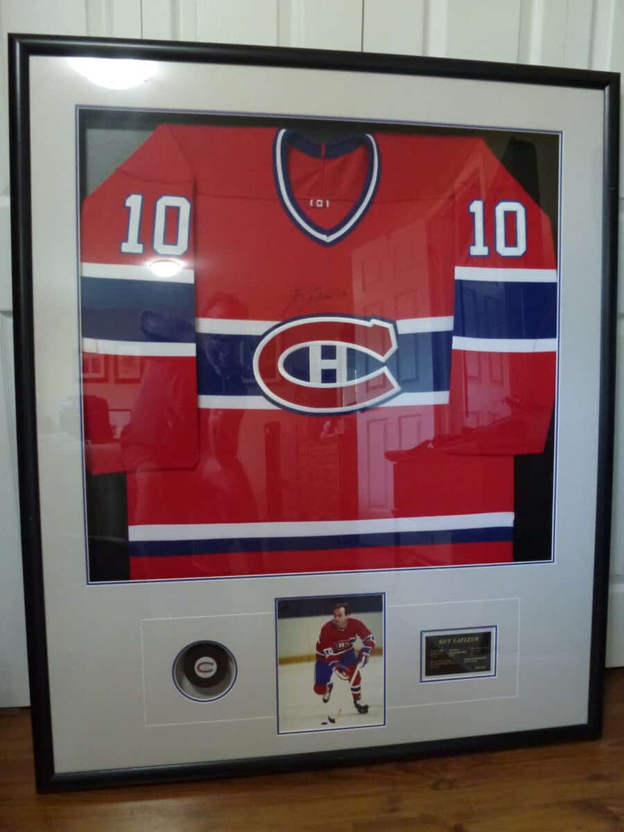 FREE SHIPPING*503/650 chandail autograp.Guy Lafleur Duck Unlimited