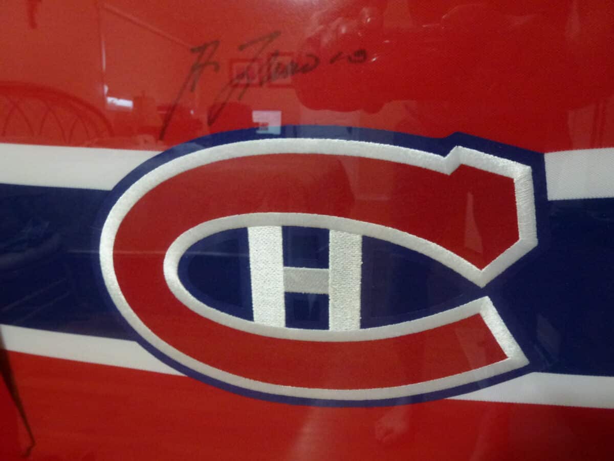 FREE SHIPPING*503/650 chandail autograp.Guy Lafleur Duck Unlimited