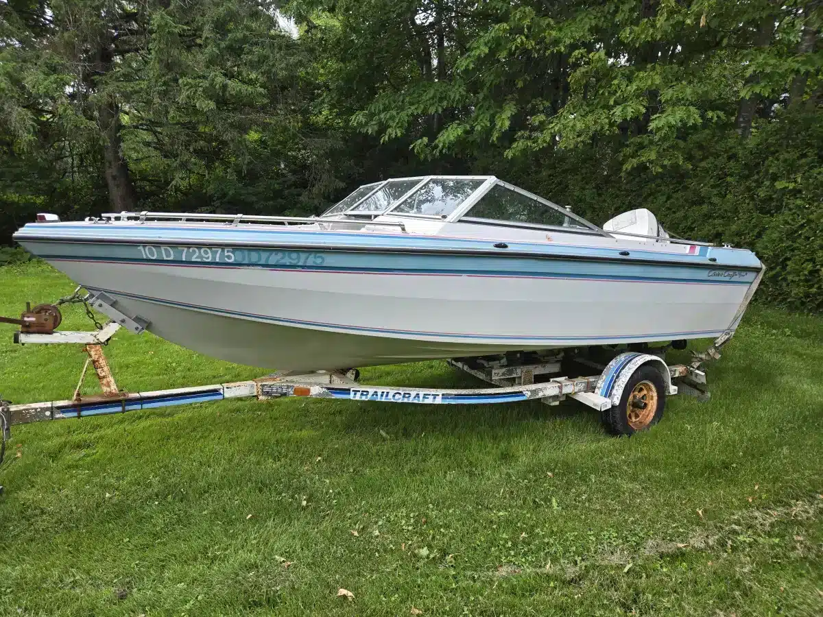 Bateaux 16pied et trailersans moteur