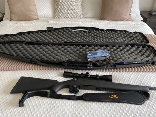 Remington 270 Win Bolt action, synthetique noir,