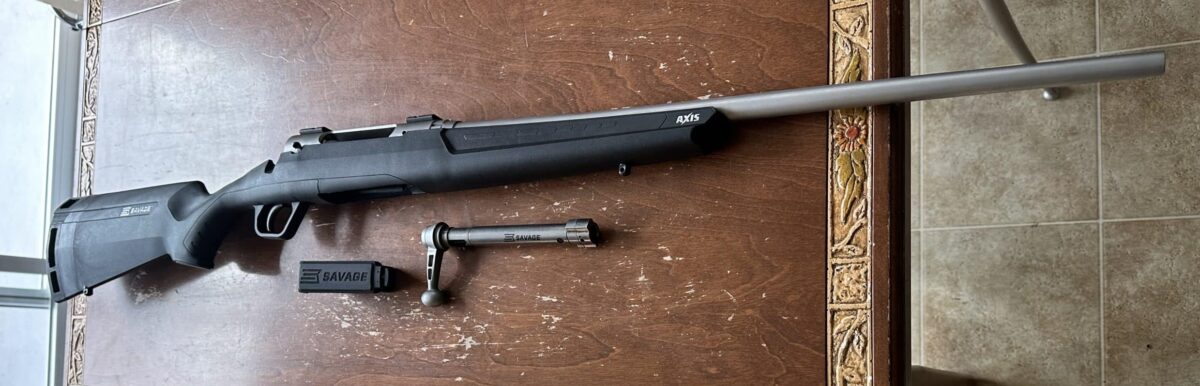 Savage Axis XP 6.5 creedmoor Stainless steel