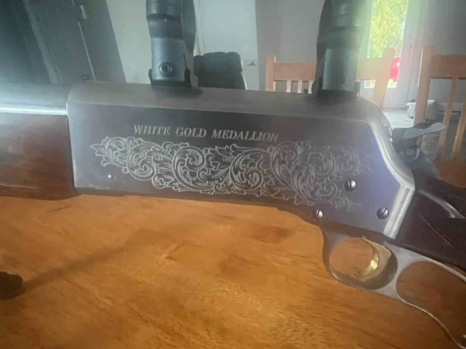 Browning blr white gold medaillion