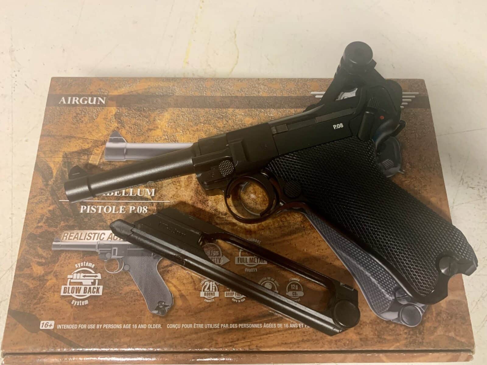 Umarex Luger P08 C02 Blowback plombs BB