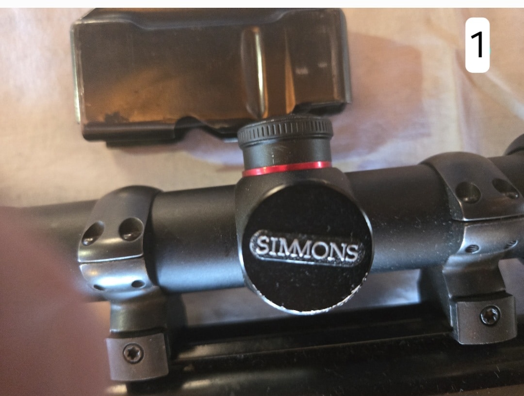 remington 270 modele 7600 avec telescope simmons 3×9×40