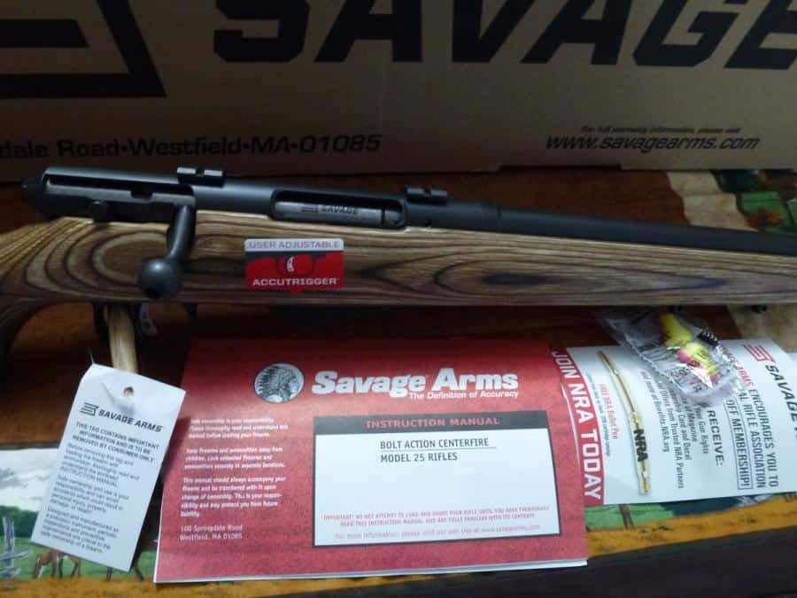 FREE SHIPPING**NEUF**UNFIRED**Savage**22Hornet**Mod.25Lightweight