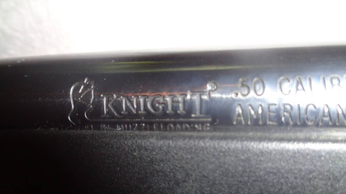 KNIGHT AMERICAN .50 (POUDRE – NOIR )