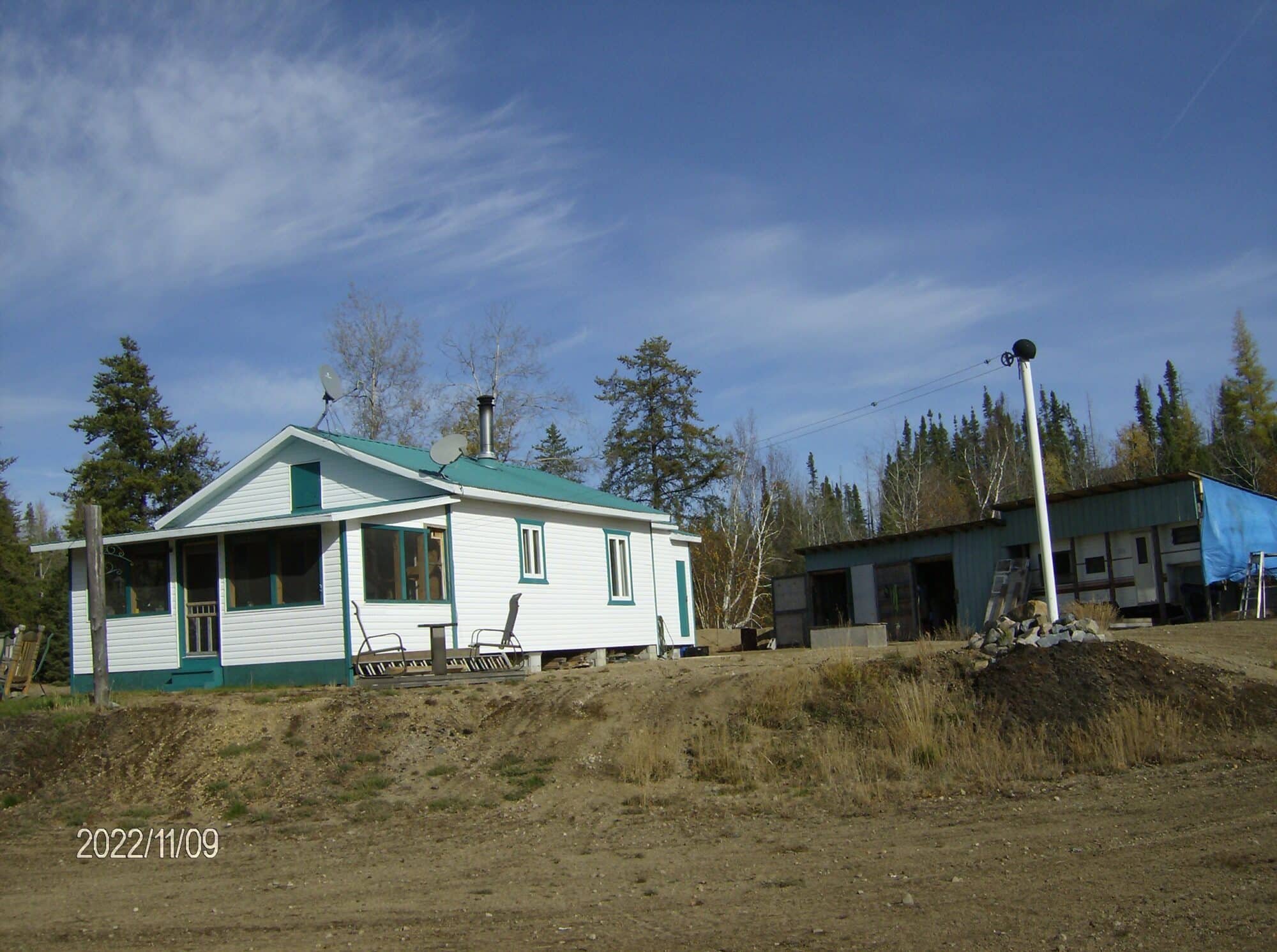 chalet avec territoire de chasse orignal