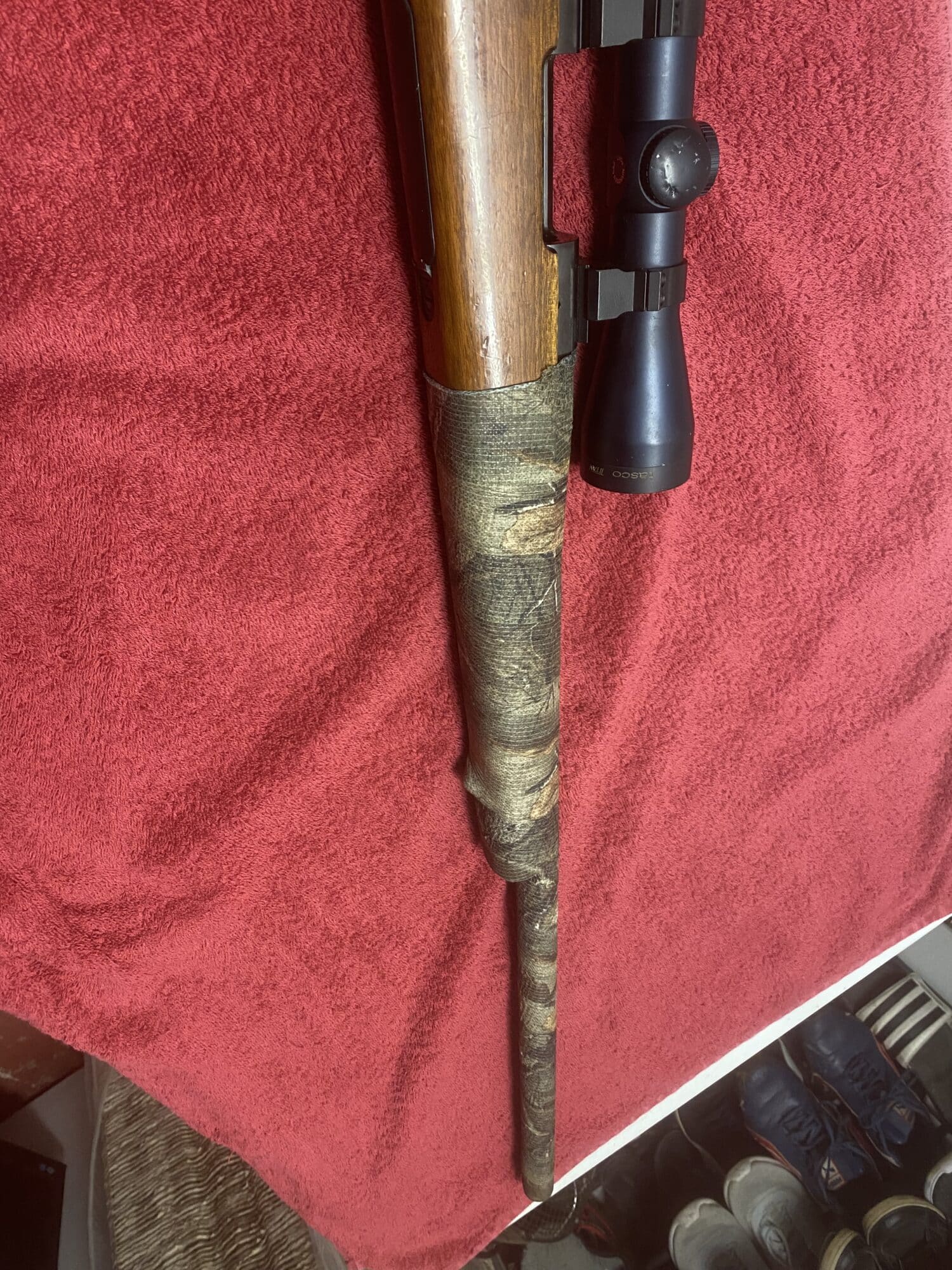 Remington 700 semi bull barrel bedded 22-250